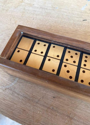 Wooden Domino Set with Custom Joinery Box