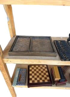 Vintage Nested Woven Trays