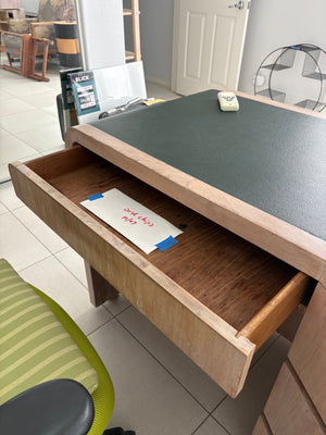 MCM unique desk with bookshelves