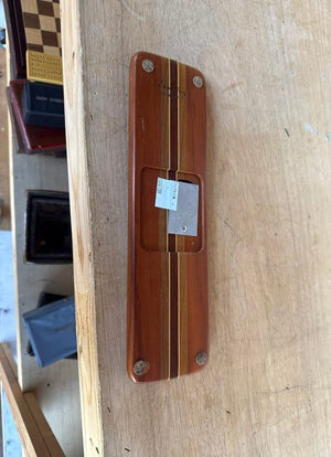 Davis California Signed Multi-Wood Cribbage Board