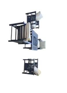Powder Coated Aluminum Outdoor Fire Pit Set