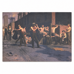 After Thomas Anshutz, “The Ironworkers’ Noontime” 86 x 62