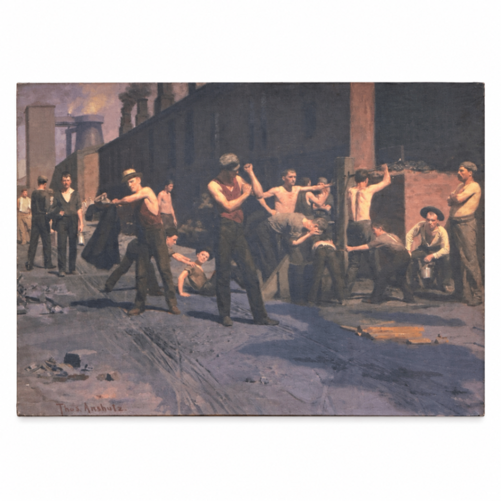 After Thomas Anshutz, “The Ironworkers’ Noontime” 86 x 62