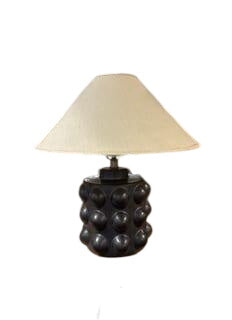  Visual Comfort Signature Linden Orb Table Lamp Sculptural Lighting Fixture, Kelly Wearstler Design, Measurements