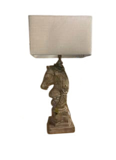 Restoration Hardware Style Horse Head Table Lamp 33" Tall