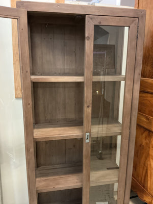 Crate & Barrel Morris 36"  Reclaim Pinewood Bookcase Cabinet 36x15x77
