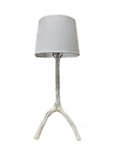 Faux Wood Turned Table Lamps
