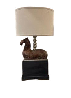 Decorative Horse Figurine Table Lamp