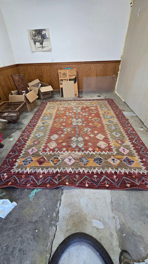 Wool area rug