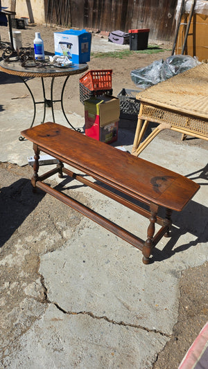 Circa 1920's wood benches