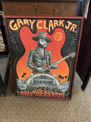 EMEK Gary Clark Jr. Hollywood Bowl 2019 Concert Poster, 36 x 26