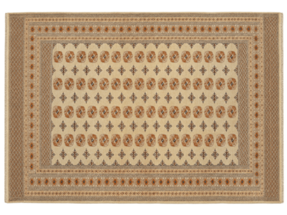 Antique Bokhara Handmade Wool Rug  7'6"x9'6"