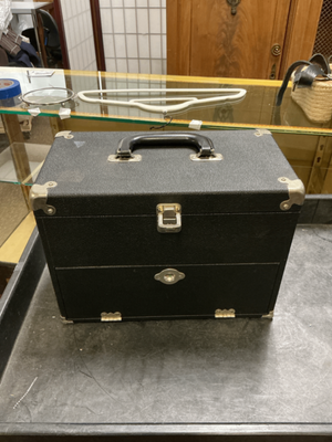 Portable Machinist’s Tool Chest with Four Wooden Drawers & Mirrored Lid