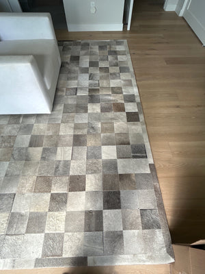 Restoration Hardware, Potrero Hide Patchwork Rug