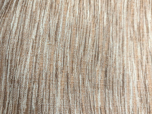 Curtains Textured Brown & Orange Stripes Single Panel W104" x L108"