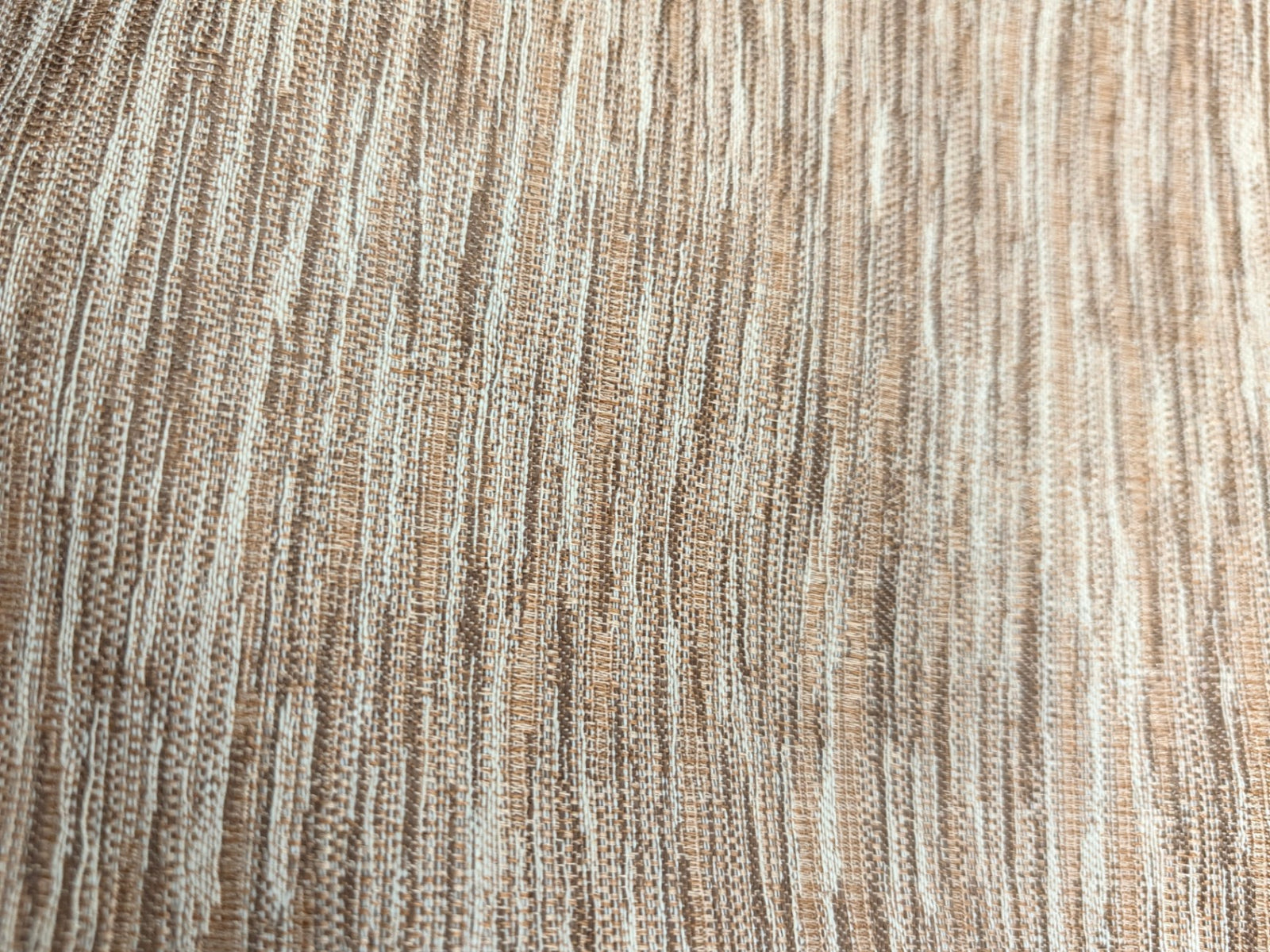 Curtains Textured Brown & Orange Stripes Single Panel W104" x L108"