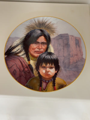 Gregory Perillo “The Cheyenne Nation” Porcelain Collector Plate, 1987