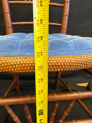 Unbranded Wood/Bamboo and Velvet