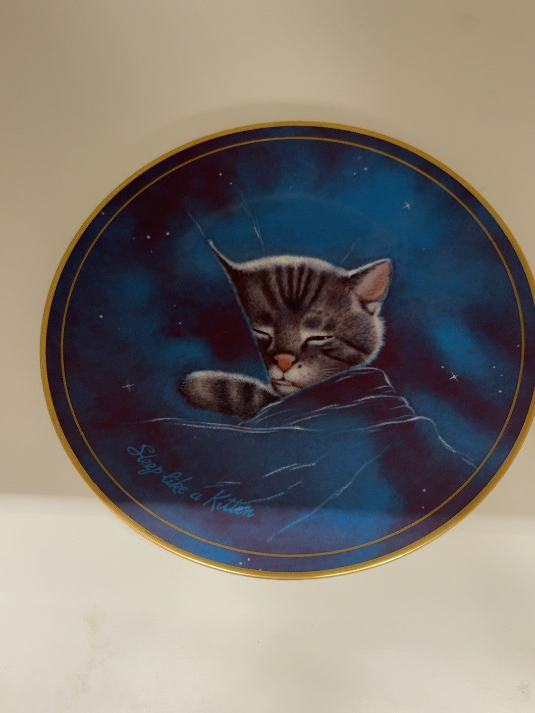Chessie “Sleep Like a Kitten” 1983 50th Anniversary Collector Plate — B&O Railroad Museum