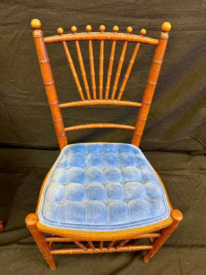 Unbranded Wood/Bamboo and Velvet