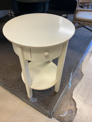 Round side table