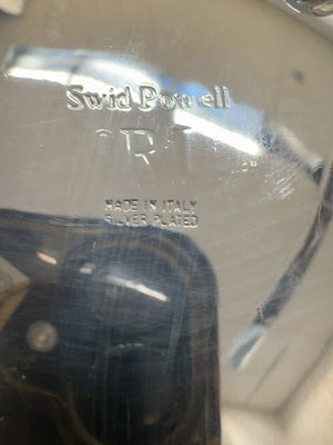Richard Meier for Swid Powell “King Richard” Silver-Plated Candlesticks, Made in Italy – Pair