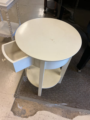 Round side table
