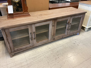 Pottery Barn Parker Reclaimed Wood Media Console 68" x 19" x 24"