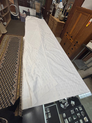 Pratesi Luxury Italian 100% Egyptian Cotton White Duvet King Zipper Closure