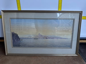 Signed Watercolor, Marseille