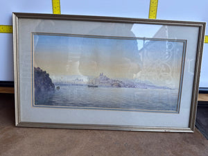 Signed Watercolor, Marseille