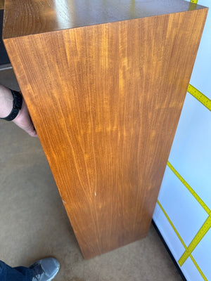 Danish Tambour Drawer Cabinet