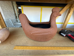 Terracotta Chicken Planter