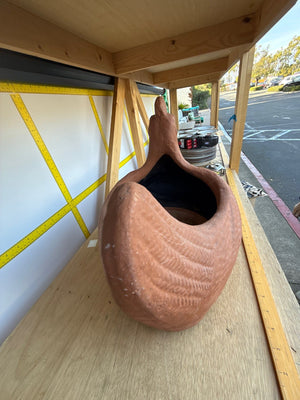 Terracotta Chicken Planter