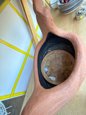 Terracotta Chicken Planter