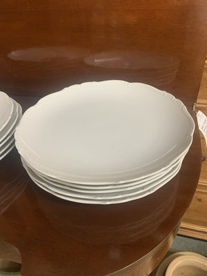 Mid Century Japanese Porcelain Chargers Set of 10 Vintage Decor