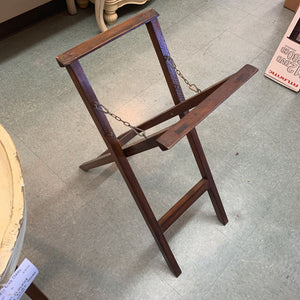 Round Folding Tray Side Table 22 Inch Used Furniture