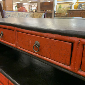 Asian Kneeling Tables Set of 2 Used Japanese Inspired Furniture