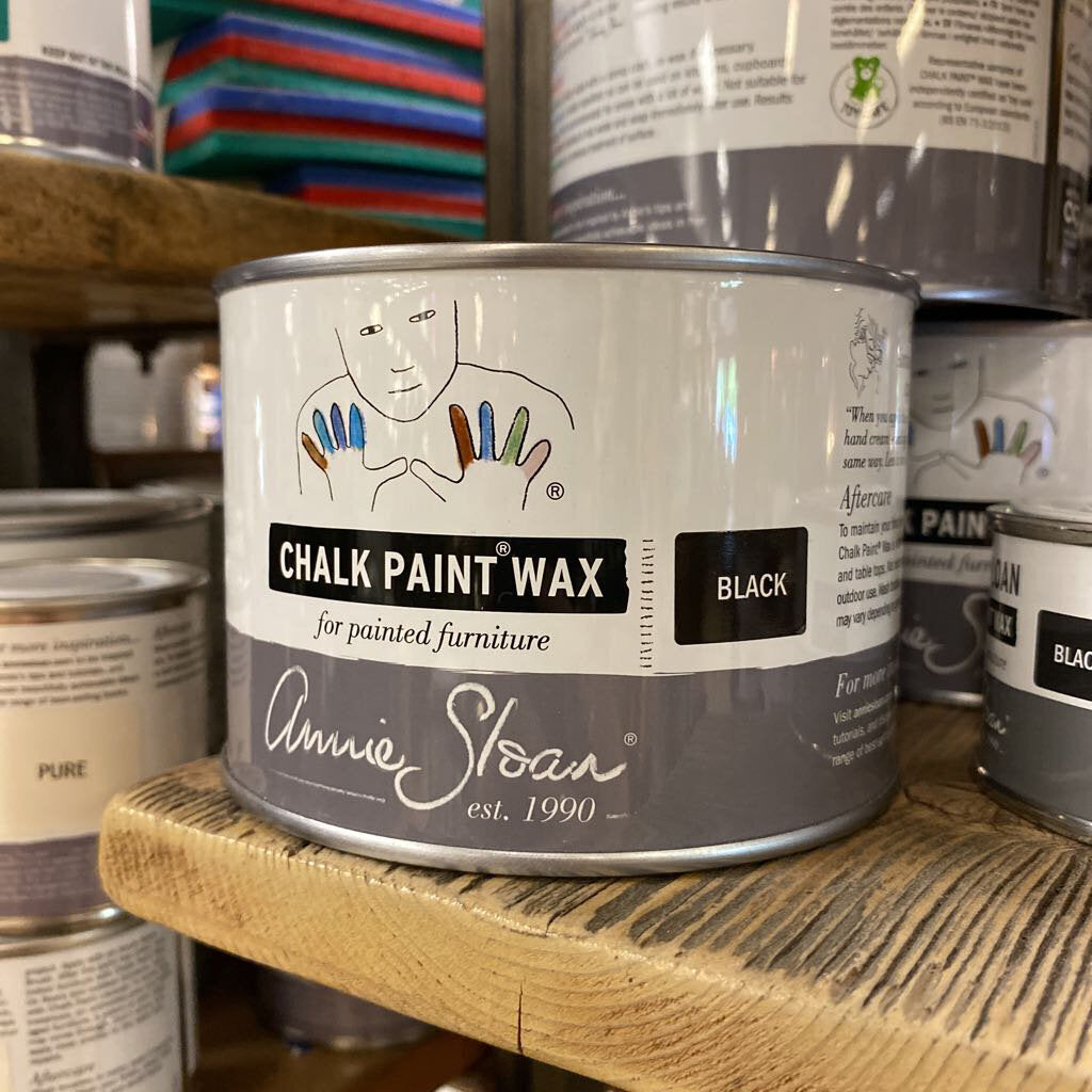 Annie Sloan Wax 500ml Black by Miss Daisy's Consignment & Auction House