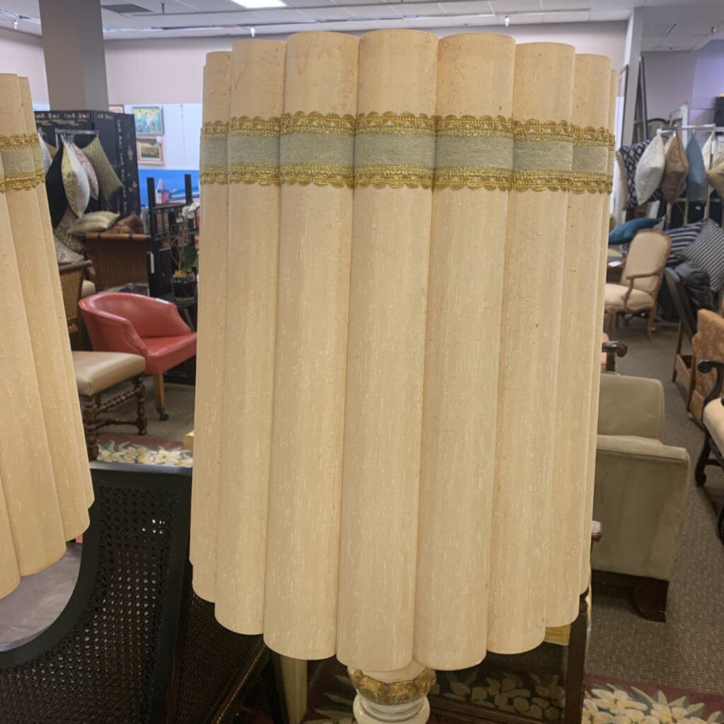 Venetian Style Gold & Blue Floor Lamps Underwriter's Laboratories