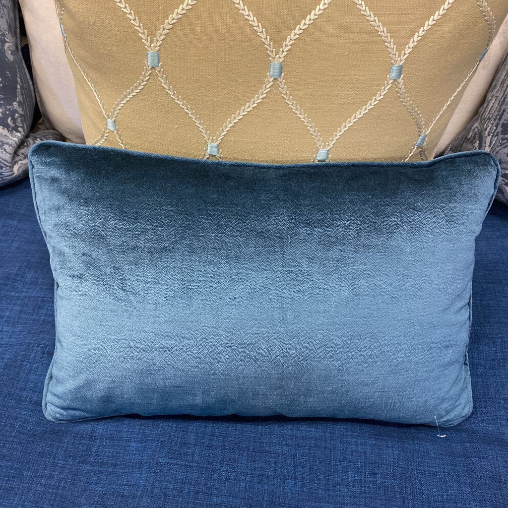 Teal Velvet Pillow