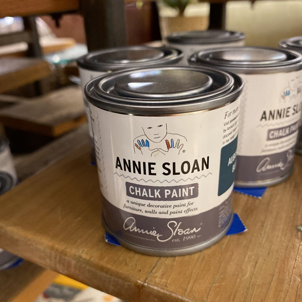 Annie Sloan 4oz Chalk Paint Aubusson Blue by Miss Daisy's Consignment & Auction House