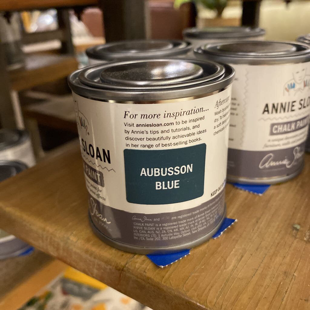 Annie Sloan 4oz Chalk Paint Aubusson Blue by Miss Daisy's Consignment & Auction House