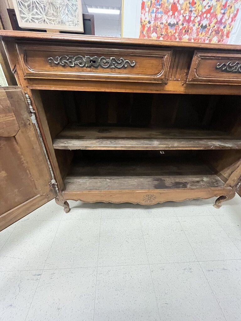 Antique Walnut Buffet Circa 1790