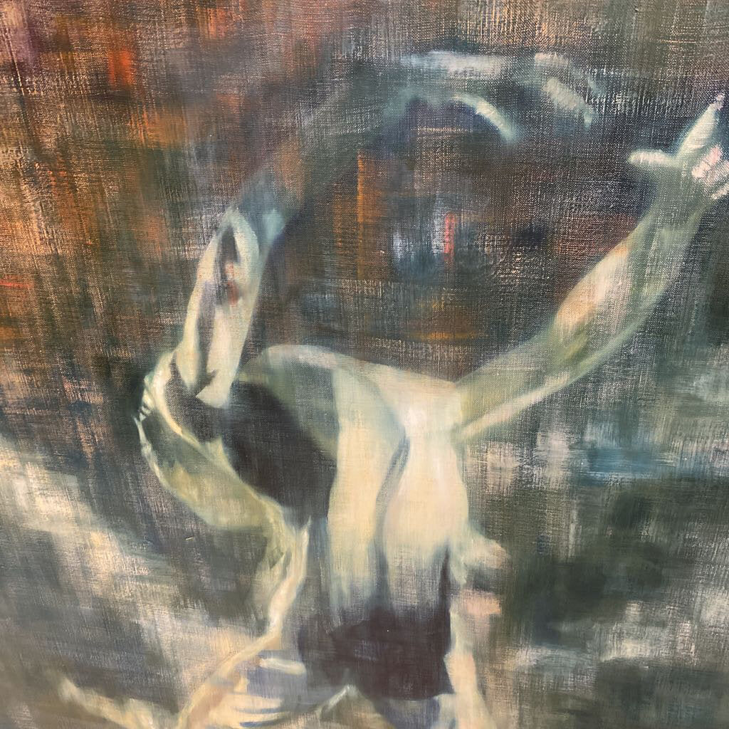 Mendij Original Painting 1964 Signed Dancers 72"x 40"