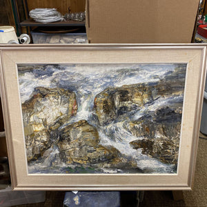 Douglas Parshall (Cascade) Oil on Canvas 36"x29" W/ Frame