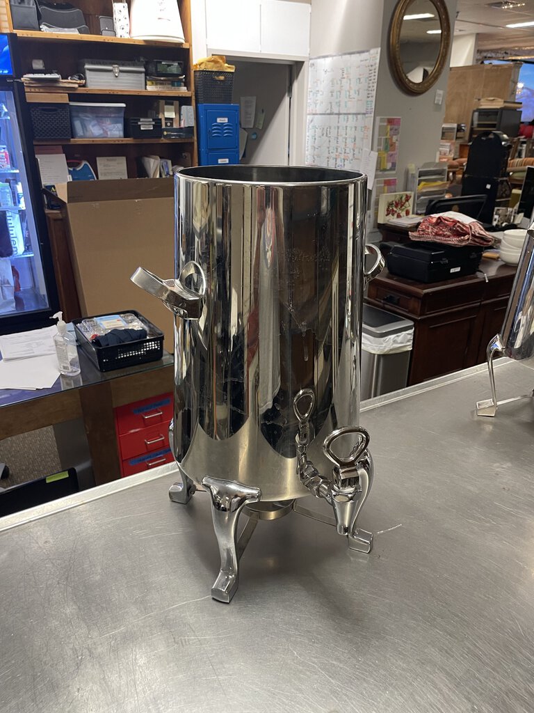 3 Gal Hot/Cold Polished Stainless Steel Bev. Dispenser