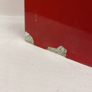 Vintage Red Gumball Dispenser Clear Globe