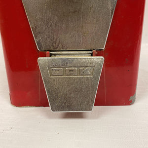 Vintage Red Gumball Dispenser Clear Globe