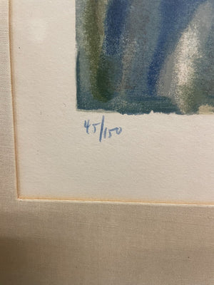 Salvador Dali The Walk Toward God Color Woodcut Signed Edition 45 Of 150